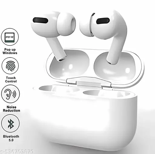 Ear Buds Wireless Earbuds AirBuds Pods 2 Bluetooth Headphones with Noise Reduction,in-Ear Ear Buds Sport Earphones IPX7 Waterproof Auto Pairing AppIe MFi Certified Headsets,for Android/IOS/ bn92